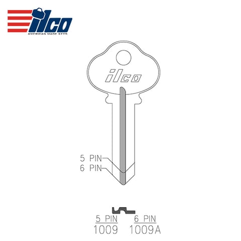 ILCO – Sargent 1009-S1 Key Blank