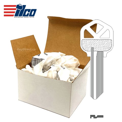 ILCO – 1063KW Kwikset Key Blank / Brass / 5-Pin / 250 Pack