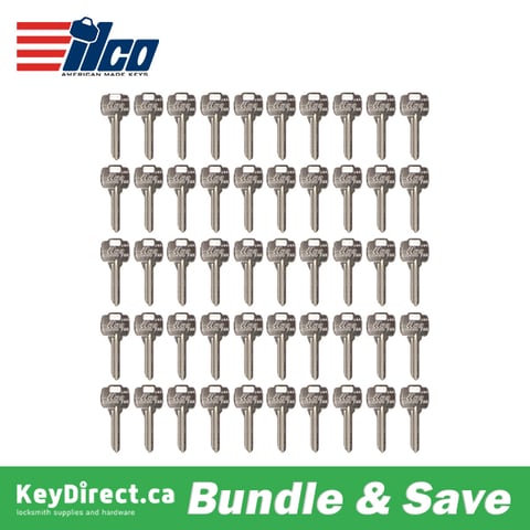 Pack of 50 / ILCO – FA3 Falcon Key Blank / A1054WD-FA3