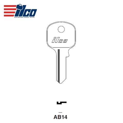 ILCO – AB14 Key Blank