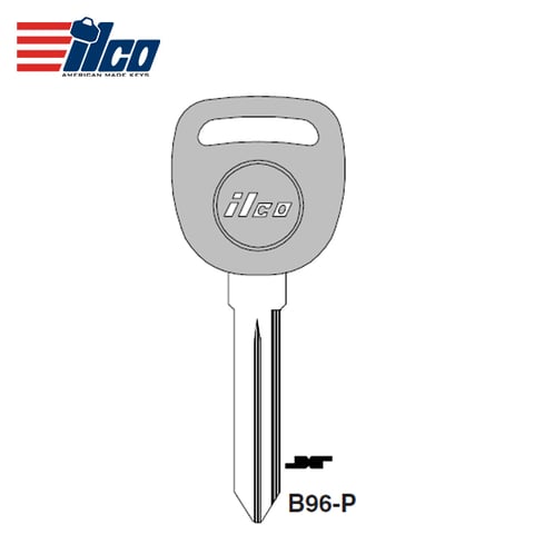 ILCO – B96-P GM Plastic Head Key