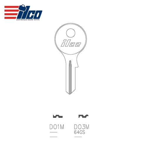 ILCO – DO1M Key Blank