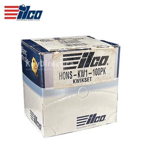 ILCO – KW1 HONS Large Head Key Blank / 100 Pack