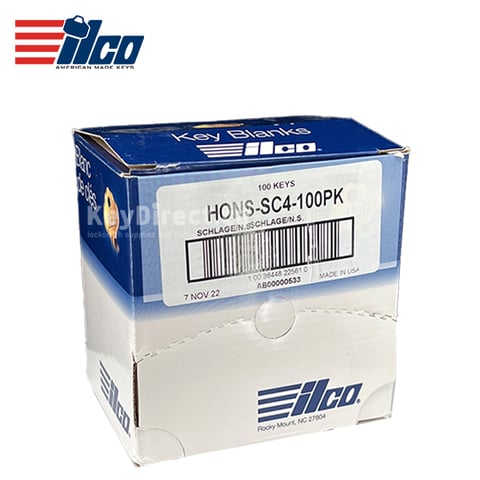 ILCO – SC4 HONS Large Head Key Blank / 100 Pack