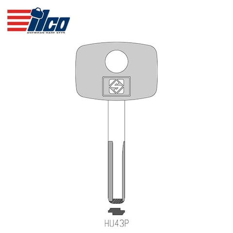 ILCO – HU43P GM Plastic Head Key