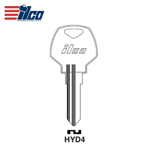ILCO – Harley Davidson HYD4 Key Blank