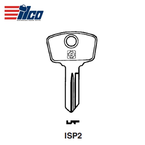ILCO – ISP2 Harley Davidson Motorcycle Metal Key Blank