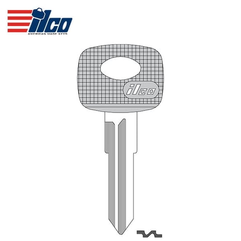 ILCO – MB41-P Mercedes Benz Plastic Head Key (MB41, X82)