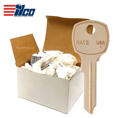 ILCO – NA12-BR National Key Blank / 250 Pack