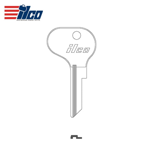 ILCO – NE10 Metal Key Blank For Borguard, Lkw, Mack