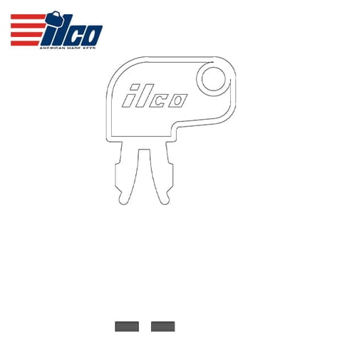 ILCO – RC2-SI Caterpillar Key Blank