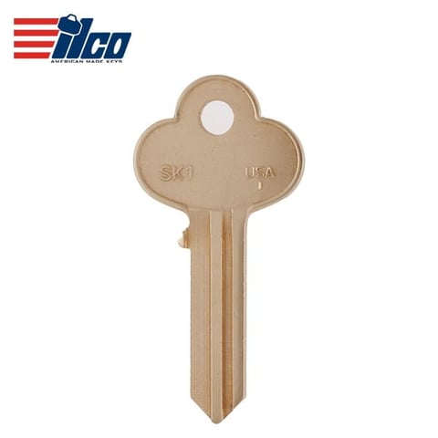 ILCO – Corbin Skillman SK1 Key Blank / Brass / SK1-BR