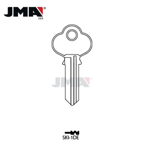 JMA – Corbin Skillman SK1 Metal Key Blank / Brass / SKI-1DE