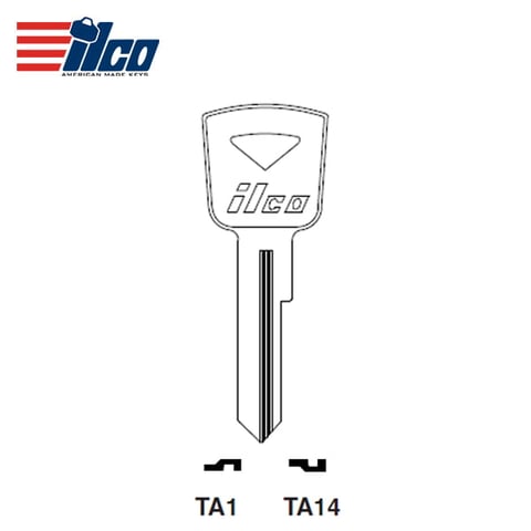 ILCO – TA1 Toyota Forklift Key