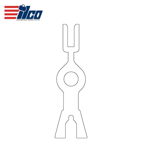 ILCO – TS150 Key Flat Steel for Switch