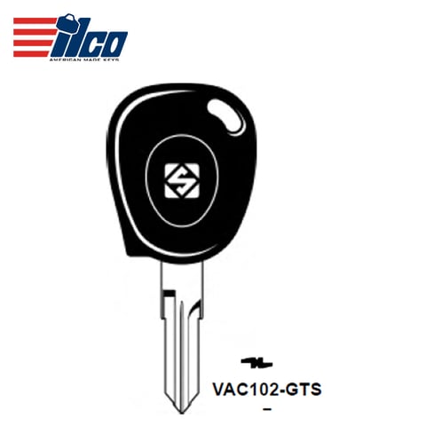 ILCO – VAC102-GTS Renault & Dacia Plastic Head Key Blank