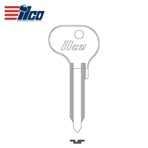 ILCO – Jaguar Volkswagen – VW77 V77V Metal Key Blank