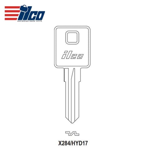 ILCO – X284 HYD17 Harley Davidson Key Blank
