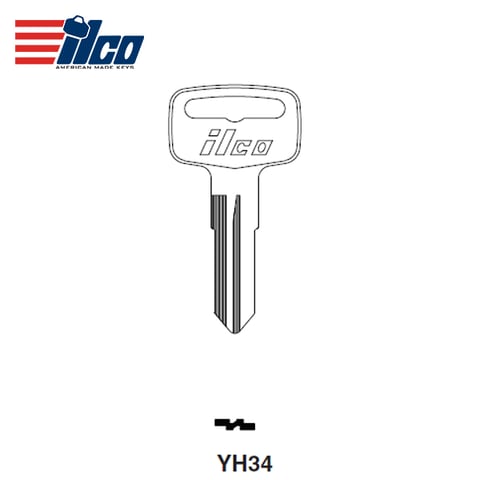 ILCO – X74 YH34 Yamaha Key Blank