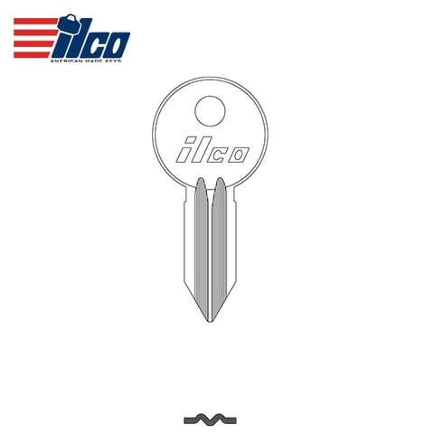 ILCO – 1040B Clum Key Blank