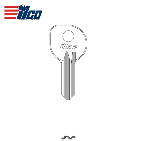 ILCO – 1040C Clum Key Blank