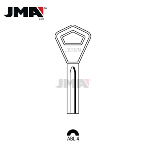 JMA – AY3 Abloy Metal Key Blank / Nickel Plate / ABL-4