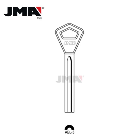 JMA – AY10 Abloy Metal Key Blank / Brass / ABL-5