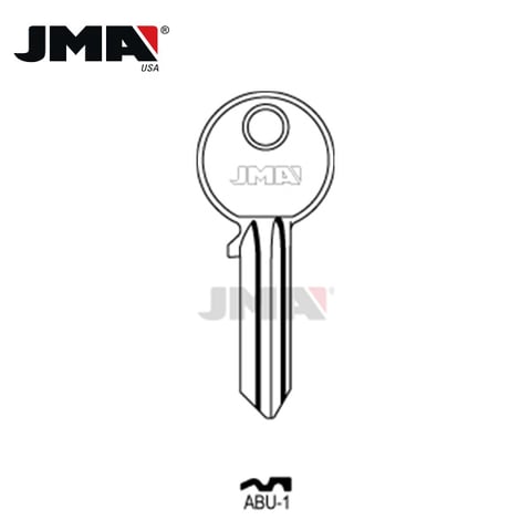 JMA – AB20 Abus Metal Key Blank / Nickel Plate / ABU-1