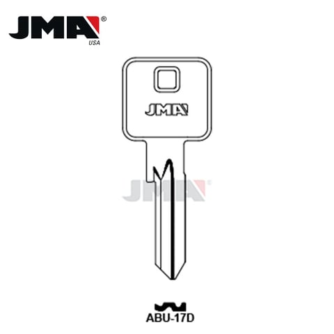 JMA – Abus Metal Key Blank / Nickel Plate / ABU-17D