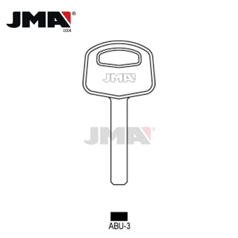 JMA – AB32 Abus Metal Key Blank / Nickel Plate / ABU-3