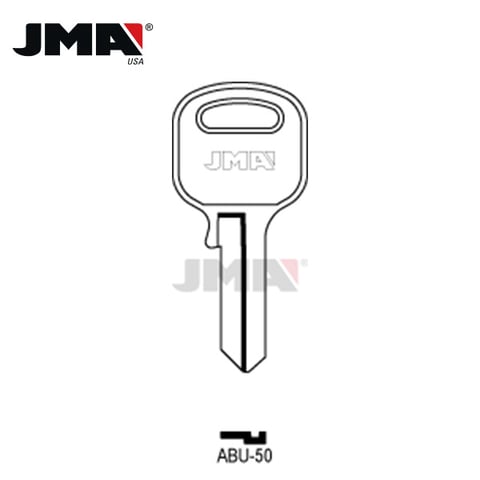 JMA – AB12 ABUS Metal Key Blank / ABU-50