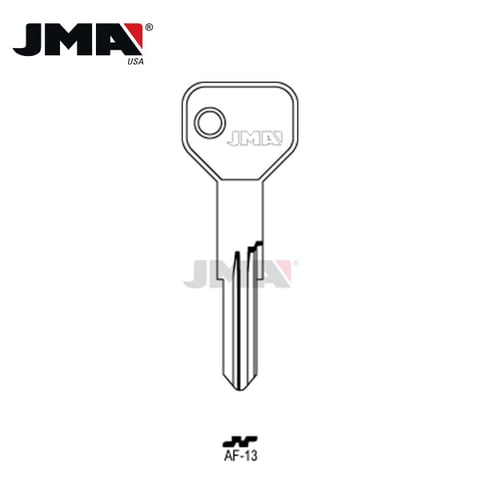 JMA – FT48 Alfa Romeo Metal Key Blank / Nickel Plate / AF-13