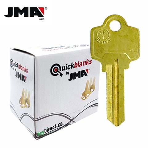 JMA – AR1 N1179 Arrow 5 Pin Metal Key Blank / Brass / ARR-4DE / 250 Pack