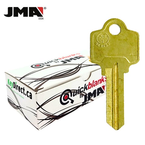 JMA – AR1 N1179 Arrow 5 Pin Metal Key Blank / Brass / ARR-4DE / 50 Pack
