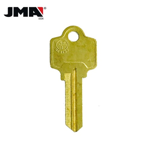 JMA – AR1 N1179 Arrow 5 Pin Metal Key Blank / Brass / ARR-4DE