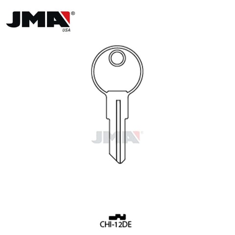 JMA – CG16 Metal Blank Key For Chicago/ Brass / CHI-12DE