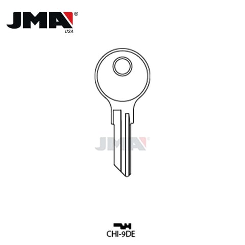 JMA – AP1 Chicago Cabinet Metal Blank Key / CHI-9DE