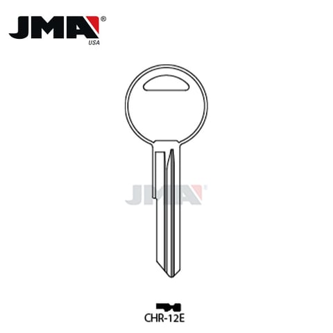 JMA – Y149 Chrysler Metal Key Blank / CHR-12E