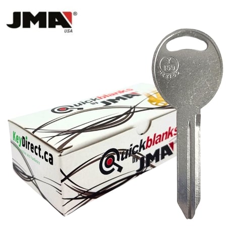 JMA – CHR-15E – Y159 – P1795 Chrysler / Dodge / Jeep Metal Key Blank / 50 Pack