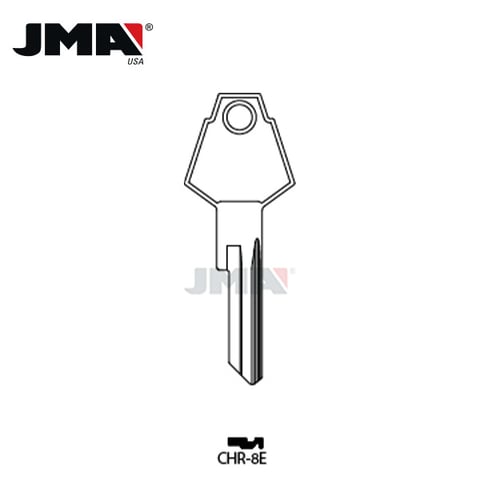 JMA – Y152 Metal Blank Key For Chrysler / Dodge / Jeep / CHR-8E