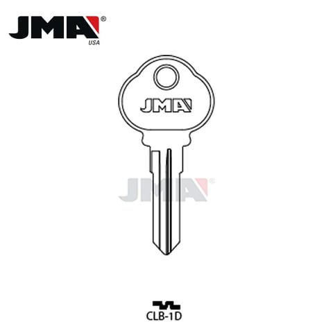 JMA – CLB1 Club Metal Key Blank / CLB-1D