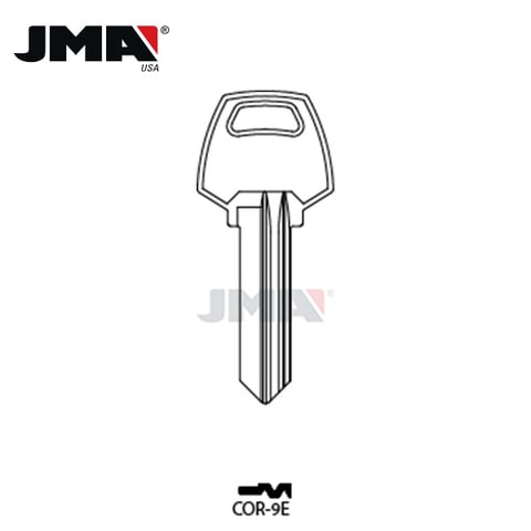 JMA – CO88 Metal Blank Key For Corbin / Brass / COR-9E