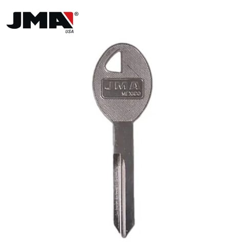 JMA – X242 / DA37 Nissan Metal Key Blank / Nickel Plate / DAT-20