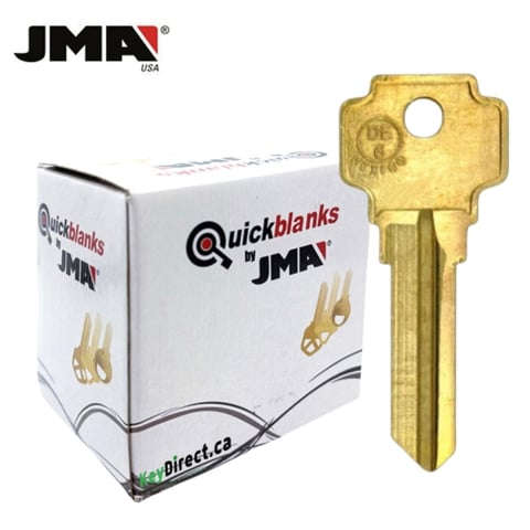 JMA – DE6 Metal Blank Key For Corbin / Brass / DX-5DE / 250 Pack