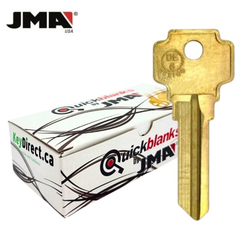 JMA – DE6 Metal Blank Key For Corbin / Brass / DX-5DE / 50 Pack