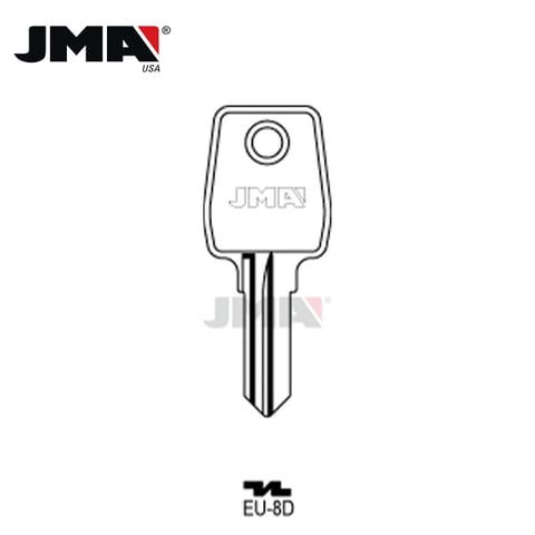 JMA – EU-8D Euro Lock Metal Blank Key
