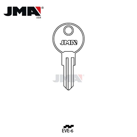 JMA –  ED4 Evergood Metal Blank Key / EVE-6