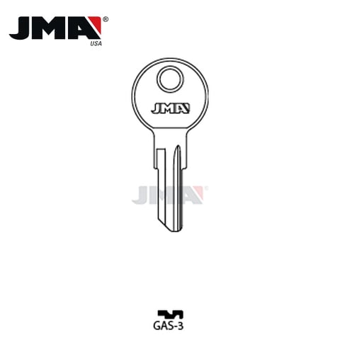 JMA – B52 Gm Gas Cap Metal Key Blank / GAS-3