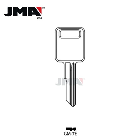 JMA – P1098C B50 GM Metal Key Blank / GM-7E