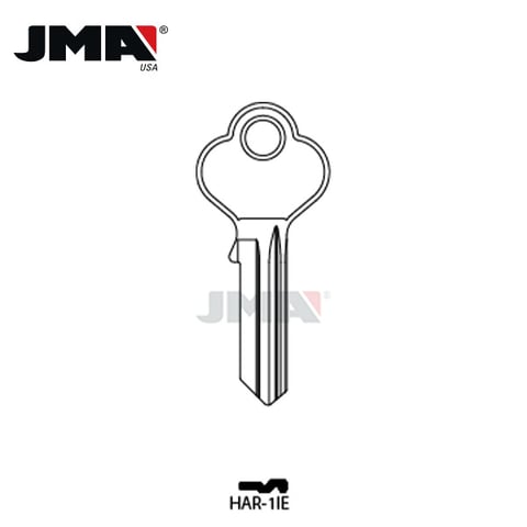 JMA – EA27 Metal Key Blank For Harloc / HAR-1IE